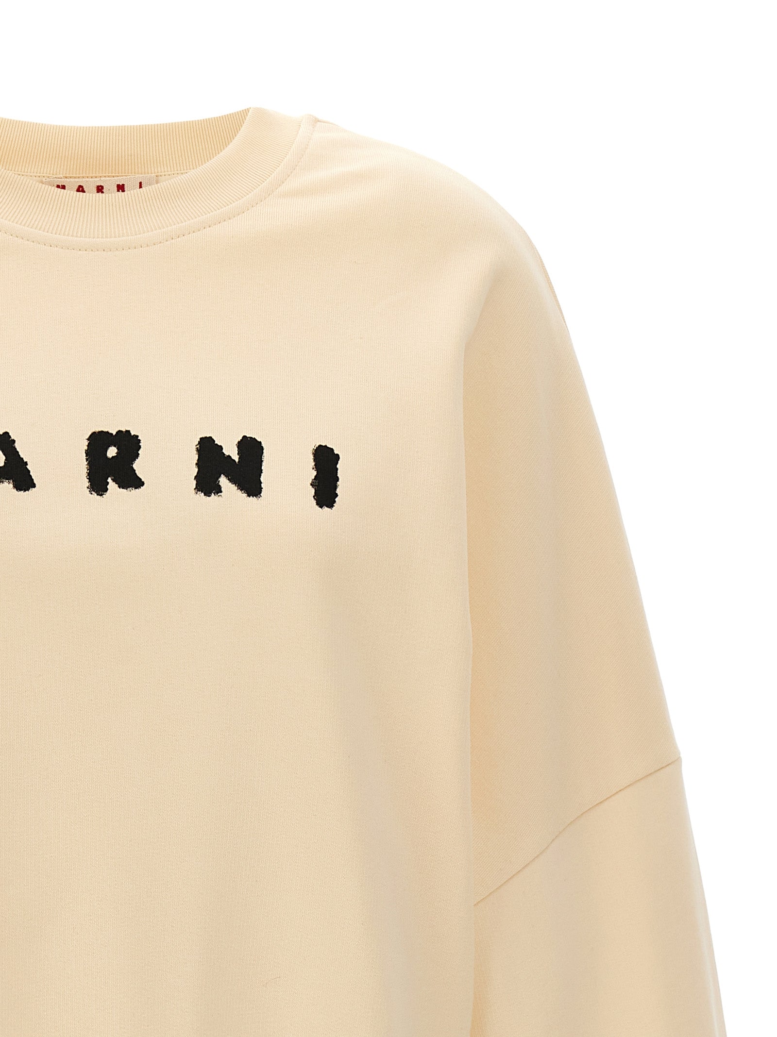 Marni White Cotton Sweatshirt