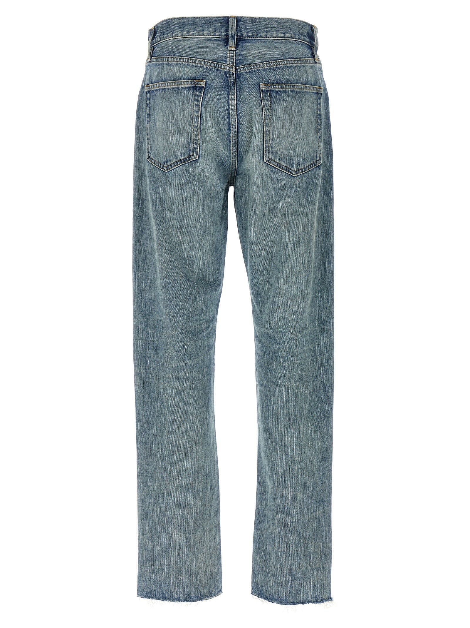 Fear Of God Blue Cotton Straight-Leg Jeans