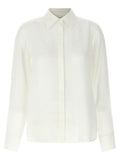 Ferragamo White Silk Blouse