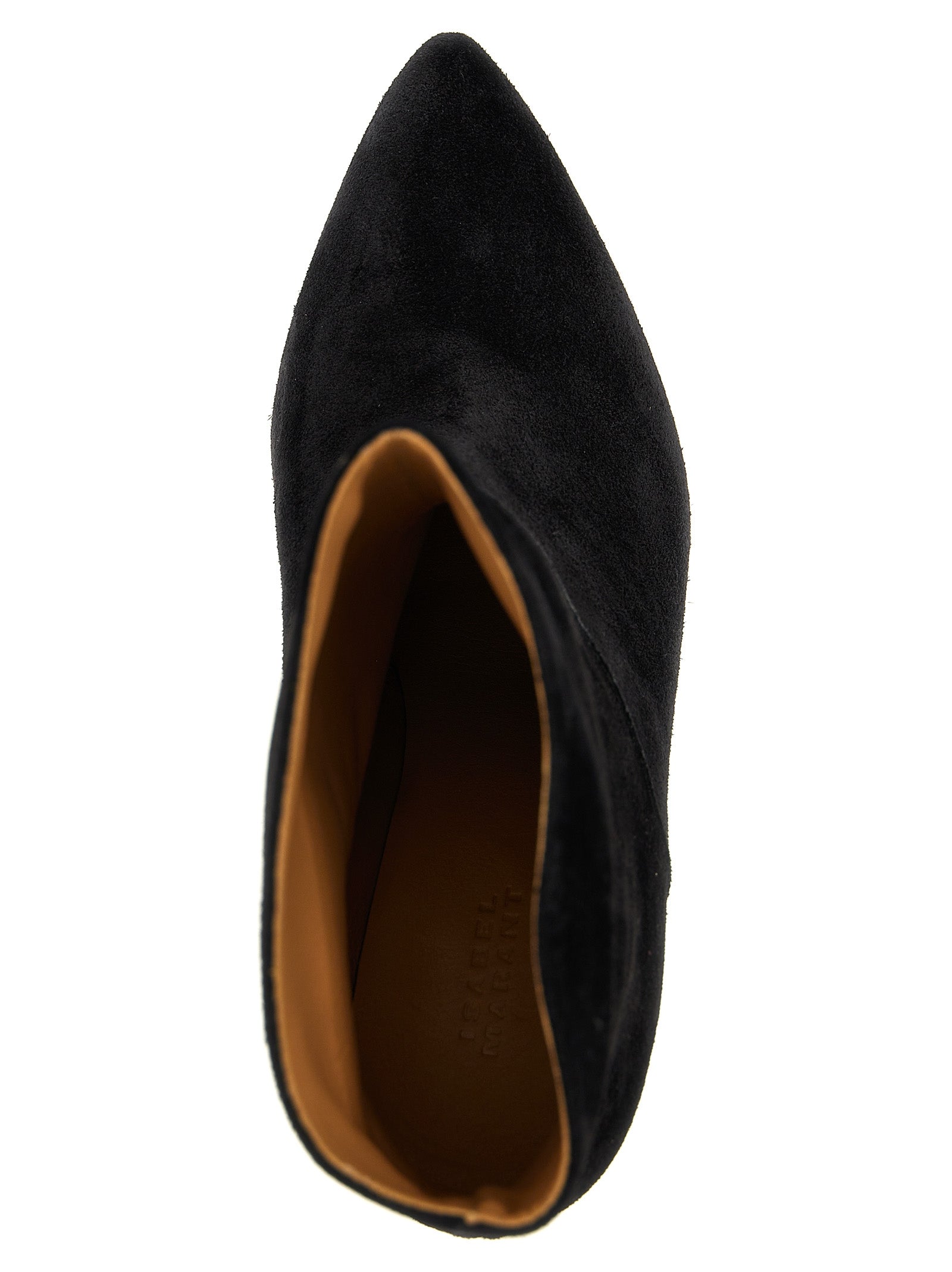 Isabel Marant Black Calfskin Ankle Boots
