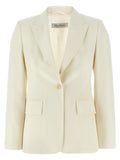 Max Mara White Virgin Wool Blazer