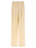 Armarium Beige Viscose Casual Pants