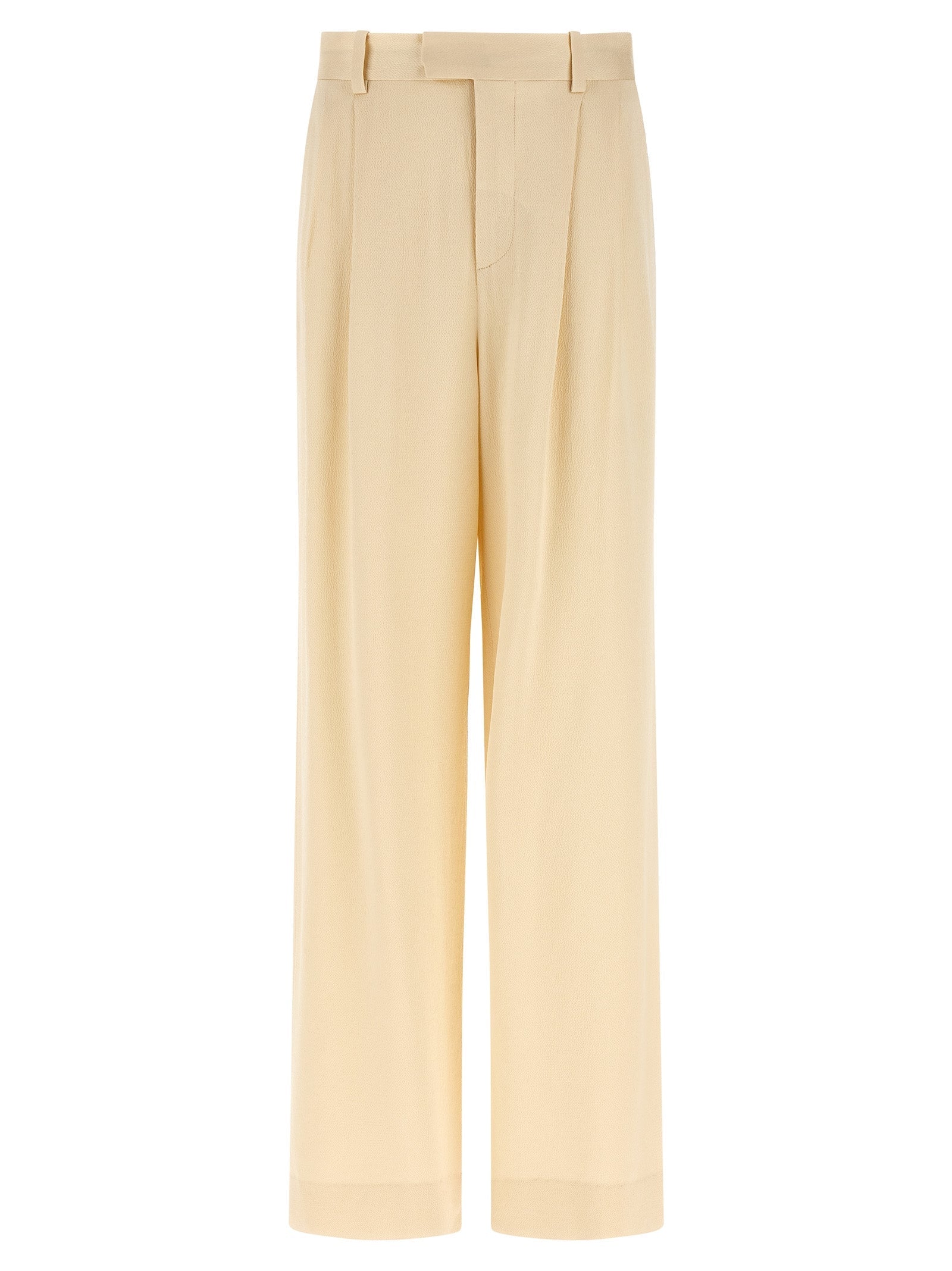 Armarium Beige Viscose Casual Pants