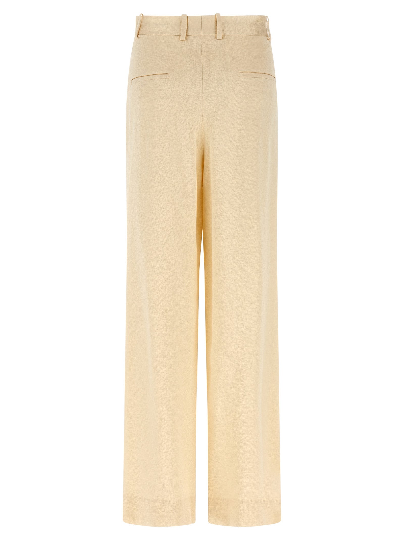 Armarium Beige Viscose Casual Pants