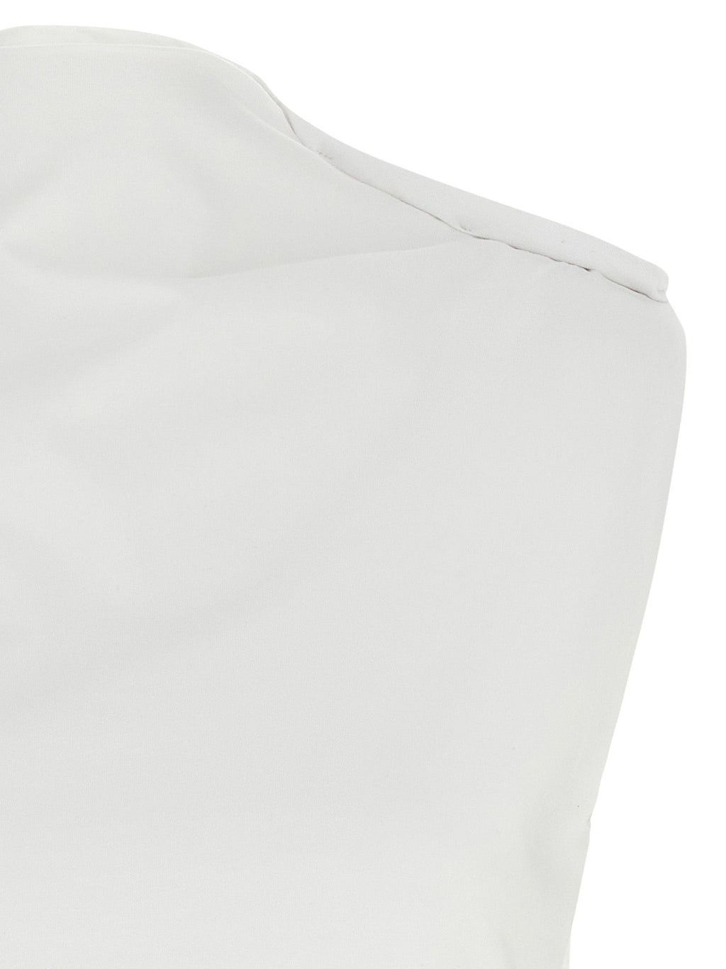 Armarium White Cotton Sleeveles T-Shirt