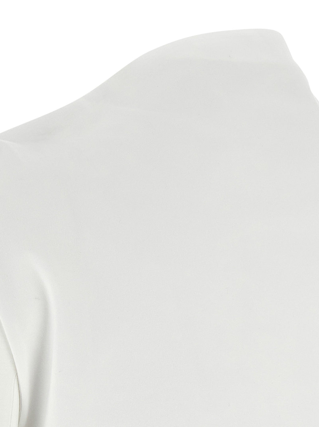 Armarium White Cotton Sleeveles T-Shirt