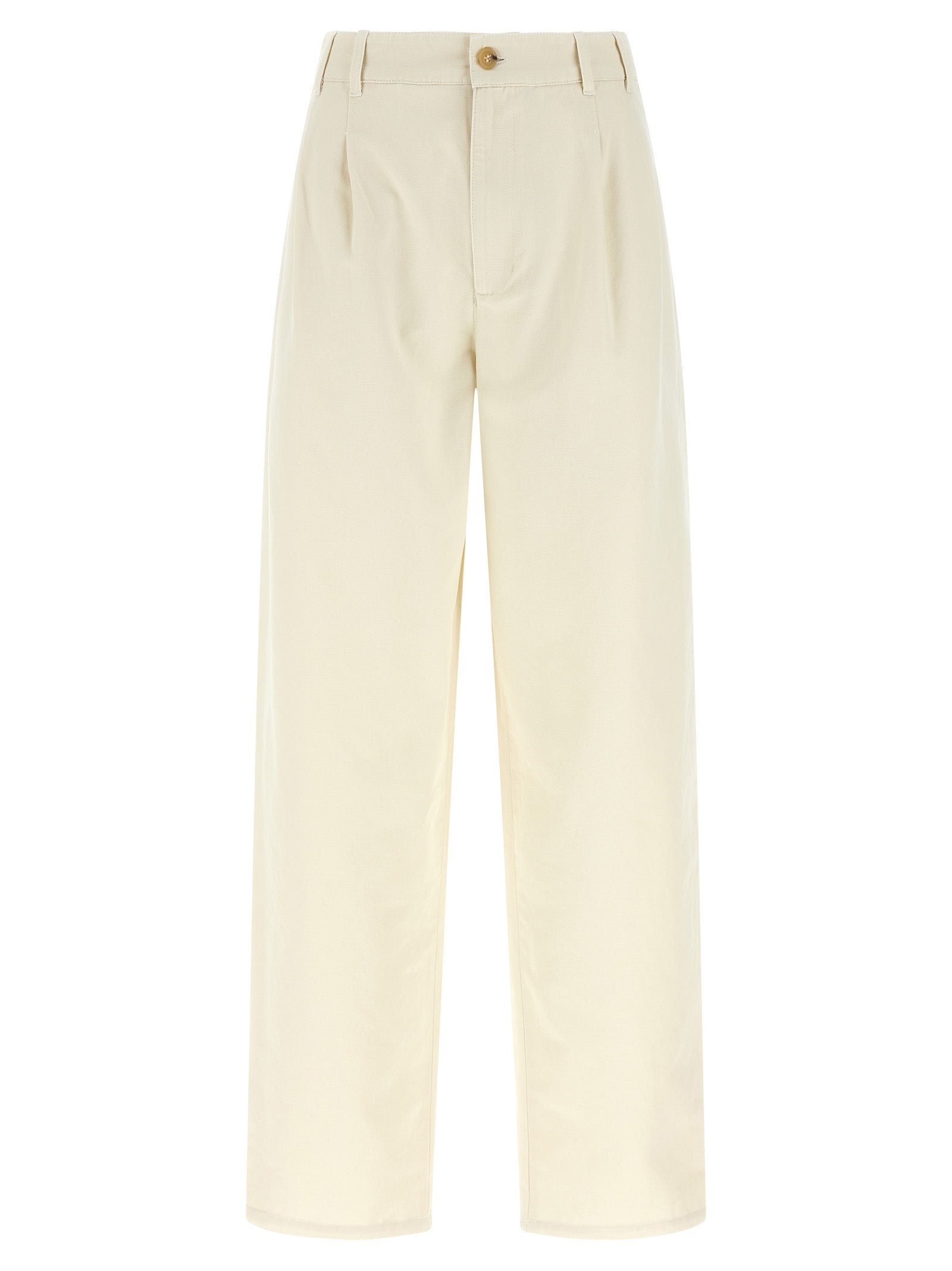 A.P.C. Beige Cotton Casual Pants