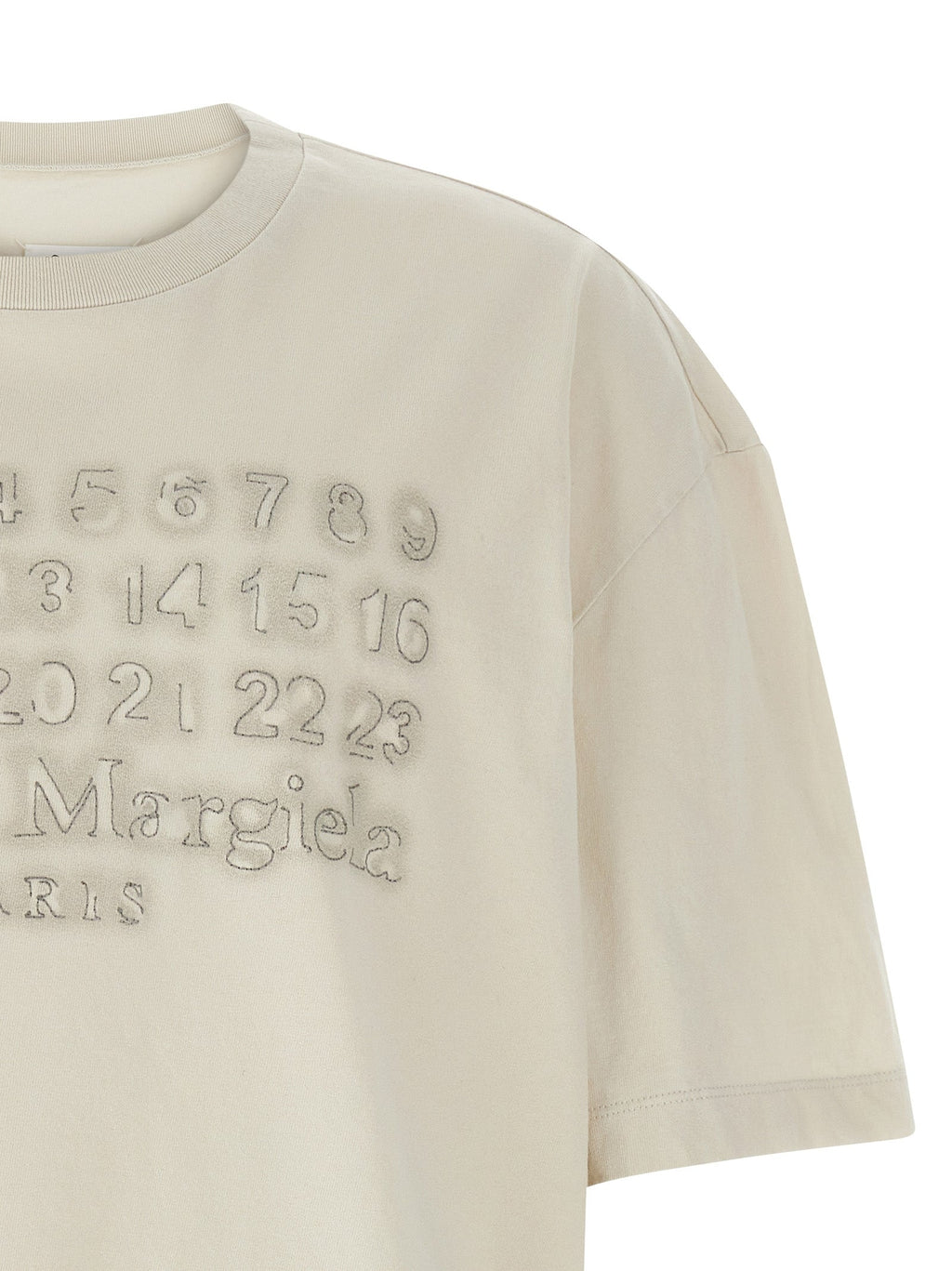 Maison Margiela Beige Cotton T-Shirt