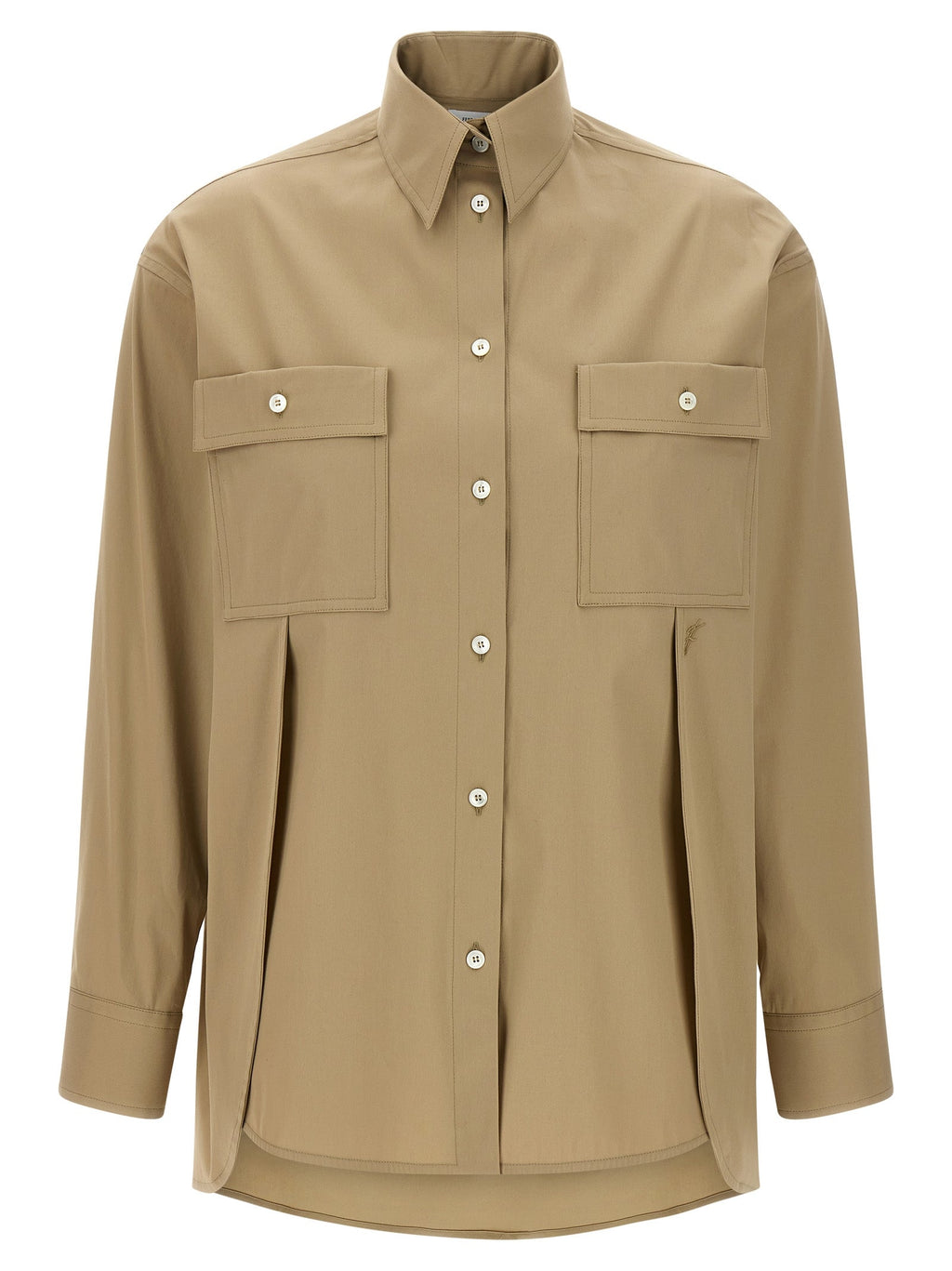Ferragamo Beige Cotton Blouse