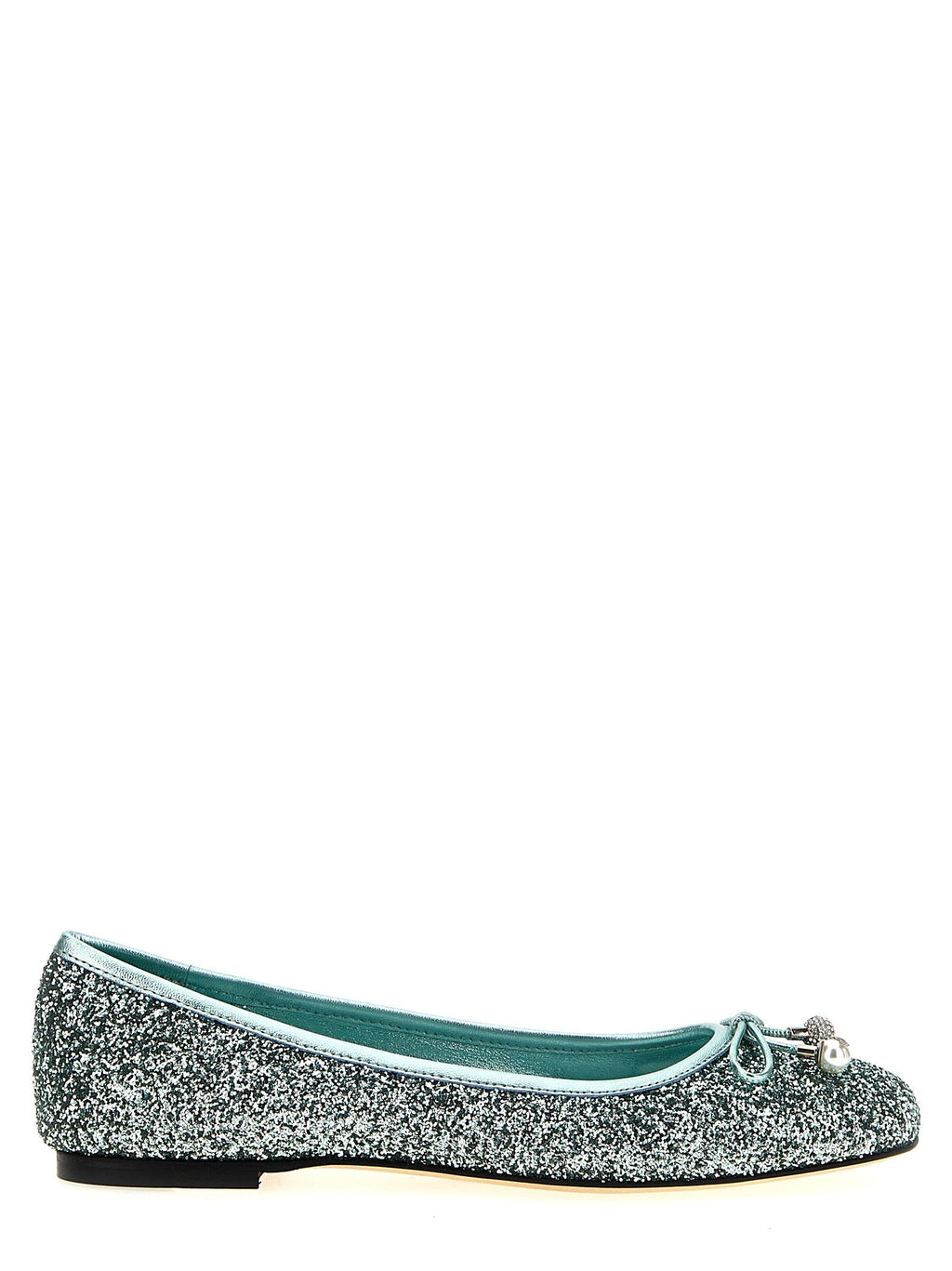 Jimmy Choo Bicolor Textile Ballet Flats