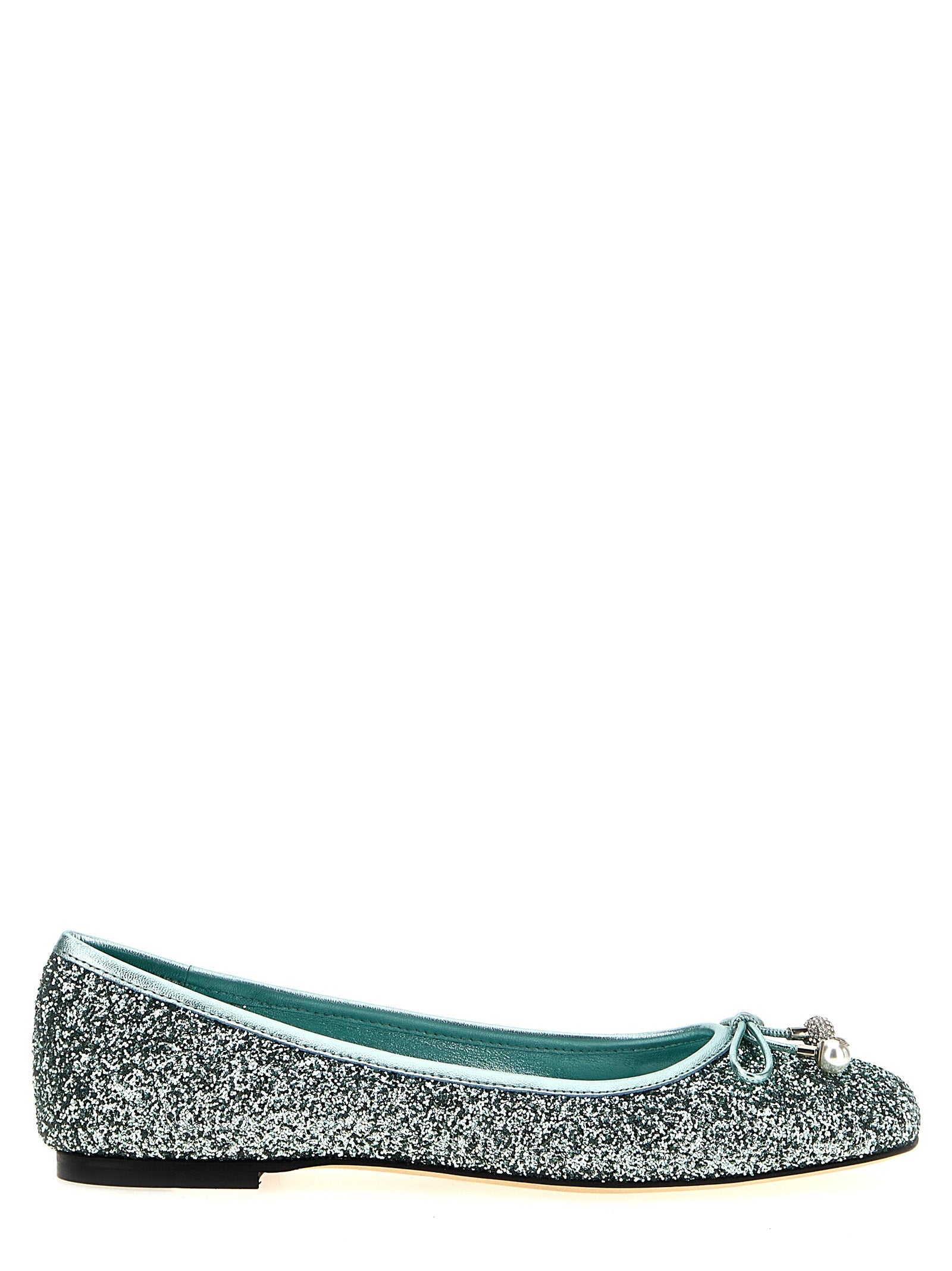 Jimmy Choo Bicolor Textile Ballet Flats
