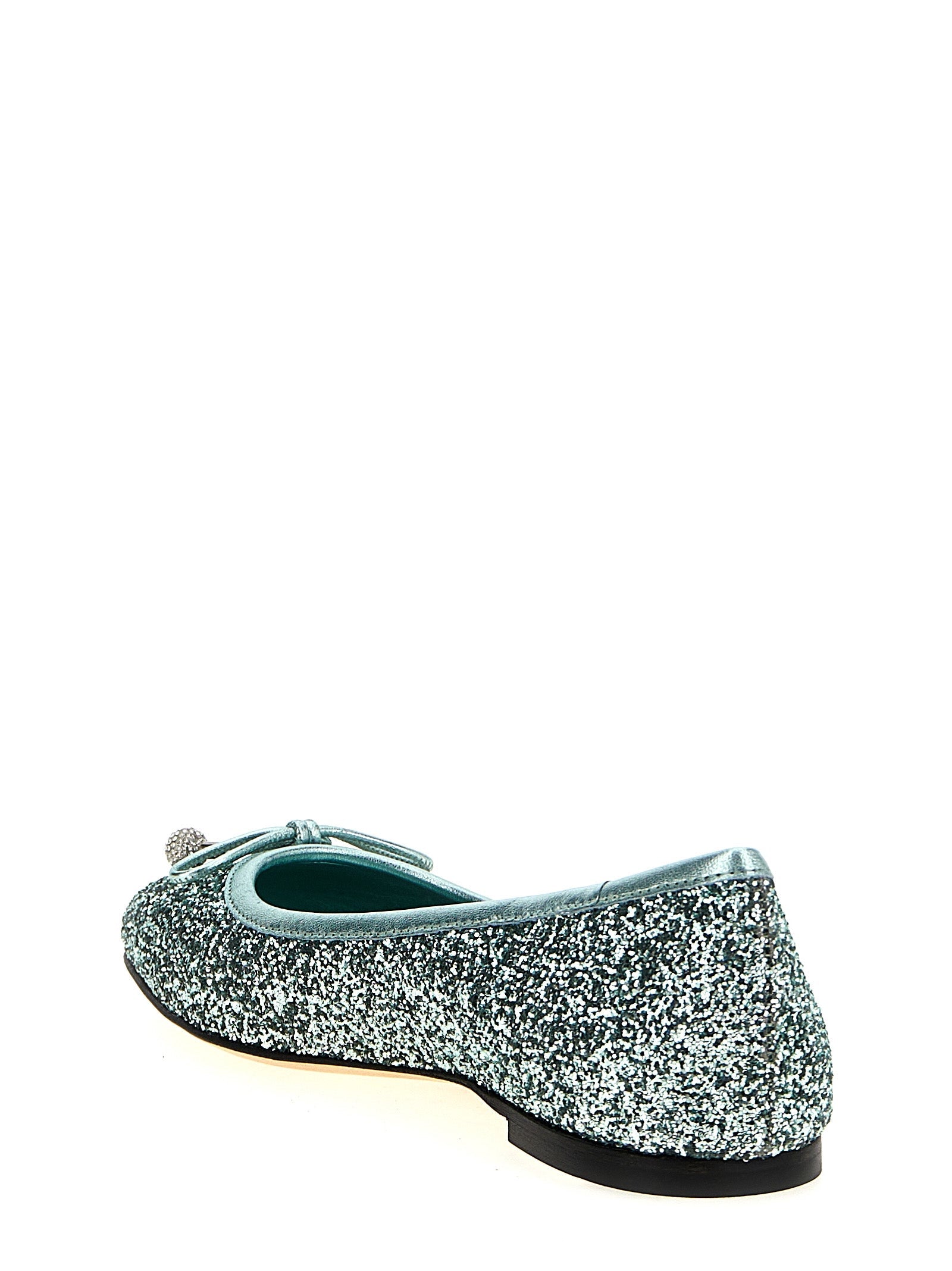Jimmy Choo Bicolor Textile Ballet Flats