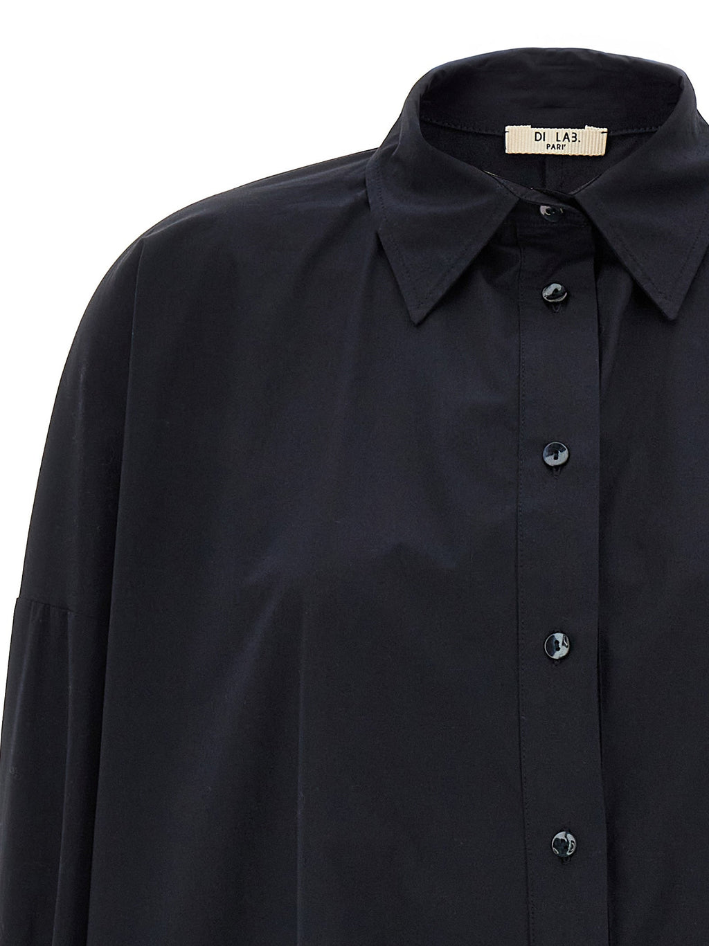 DI.LA3 PARI' Blue Cotton Blouse