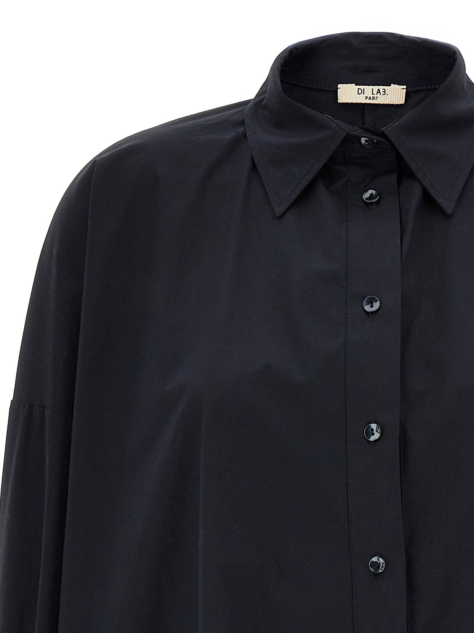 DI.LA3 PARI' Blue Cotton Blouse