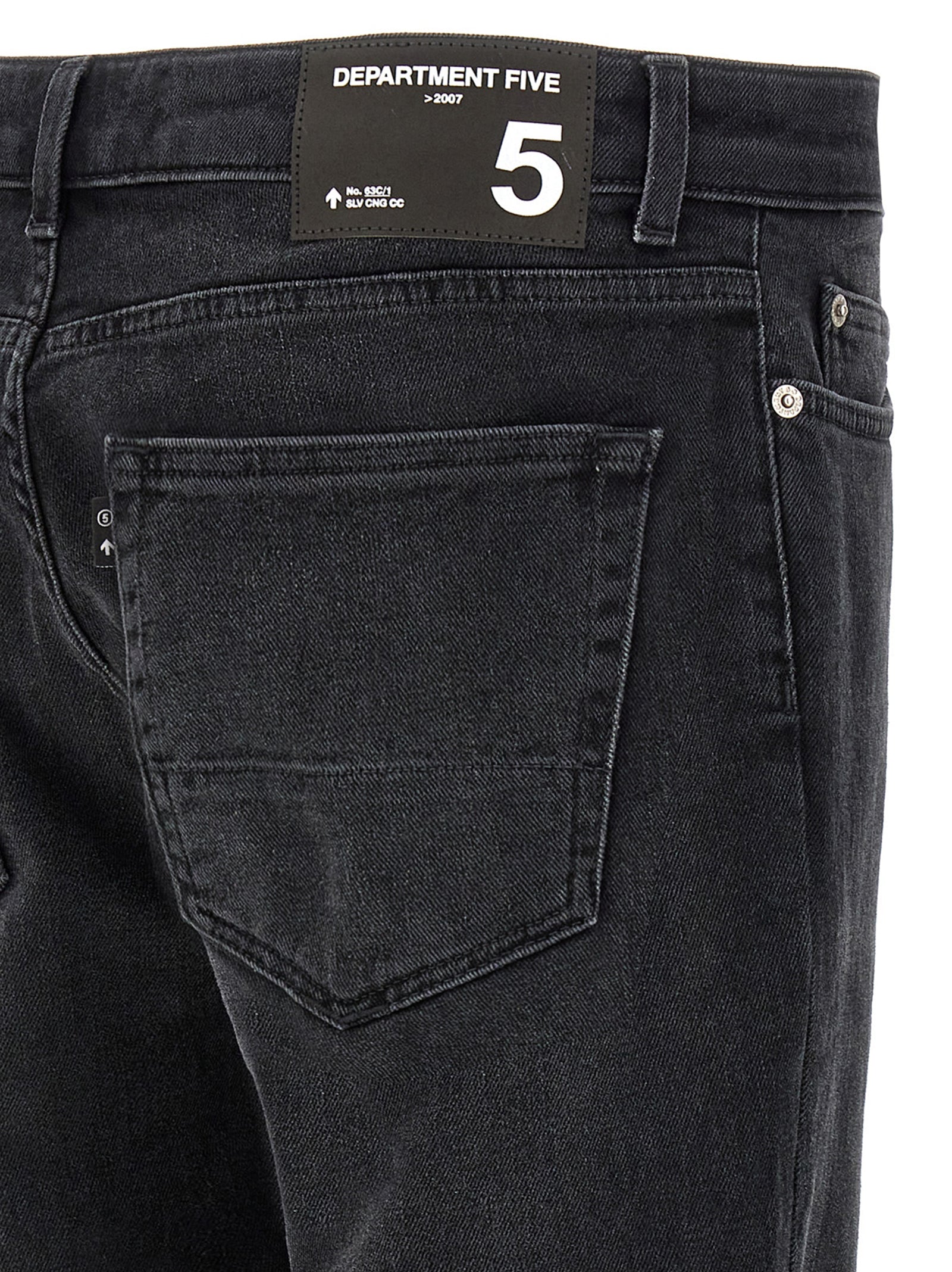 Department 5 Black Cotton Jeans Denim
