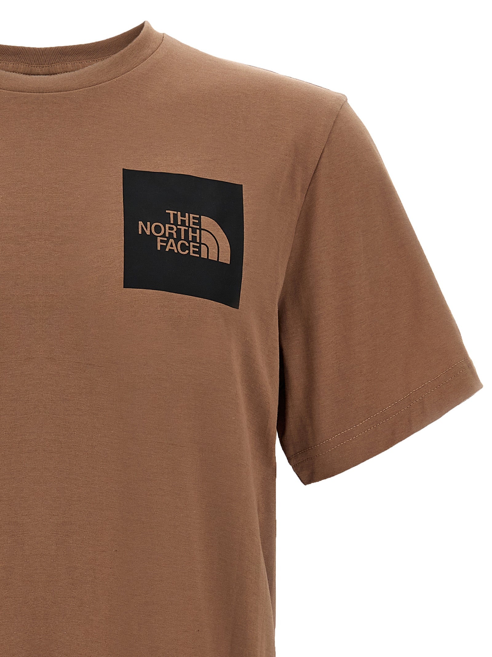 The North Face Brown Cotton T-Shirt
