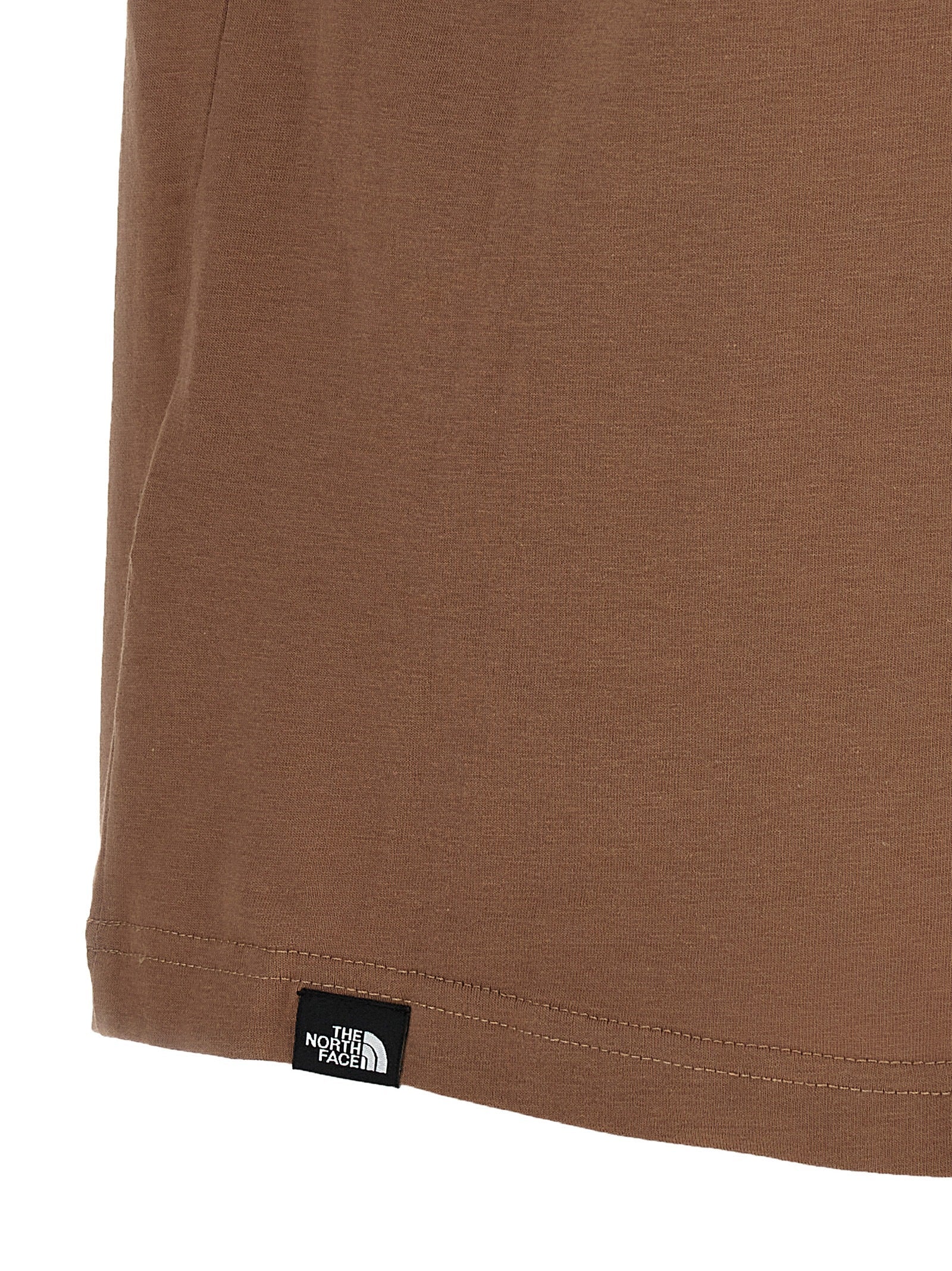 The North Face Brown Cotton T-Shirt
