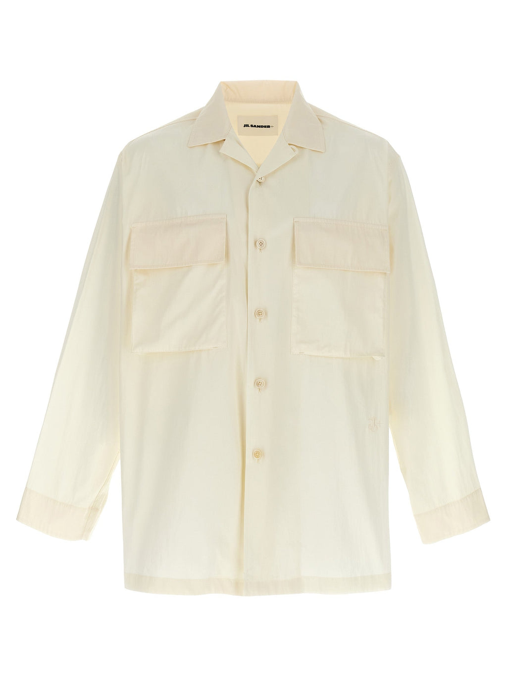 Jil Sander White Cotton Blouse