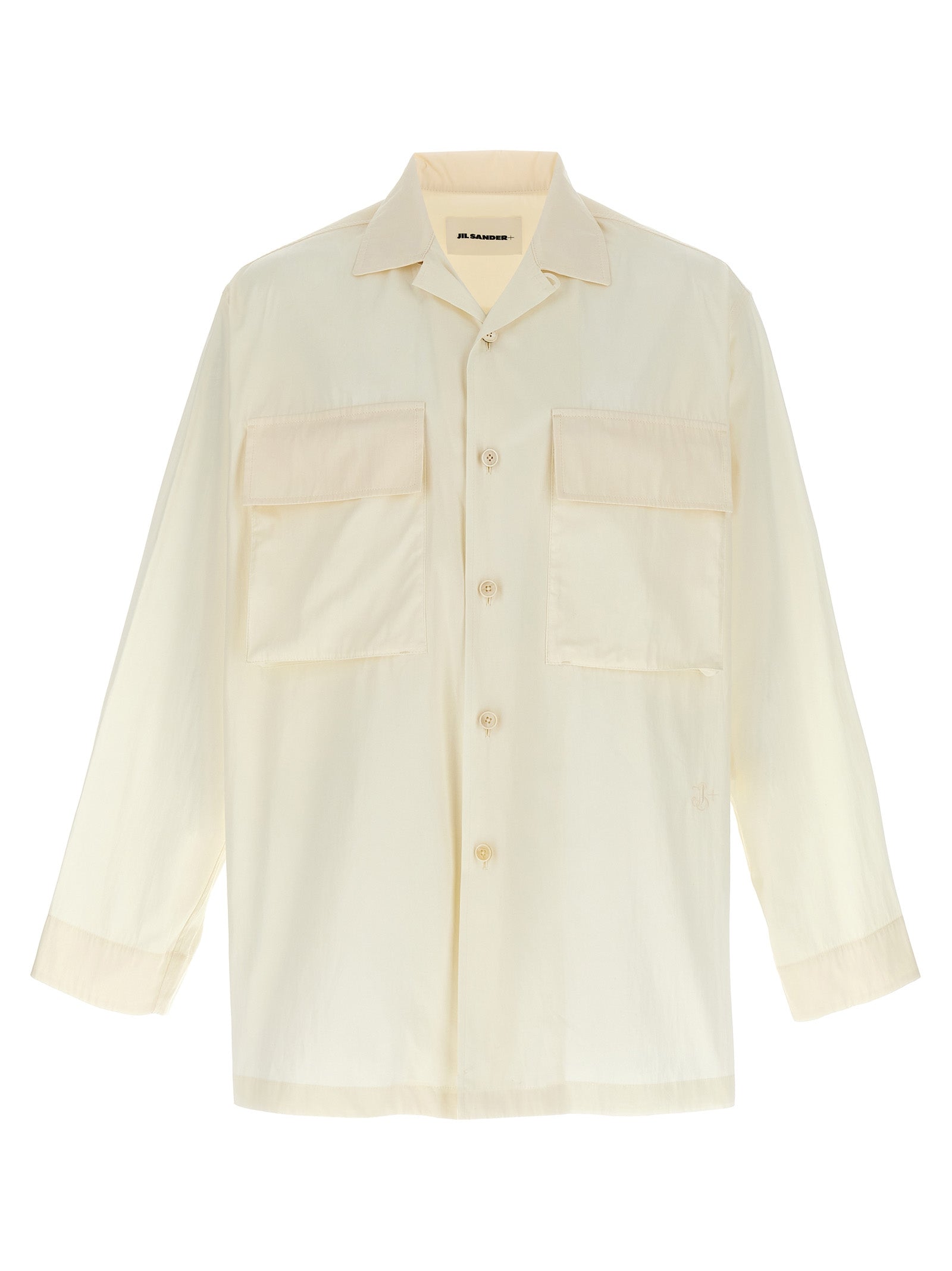 Jil Sander White Cotton Blouse