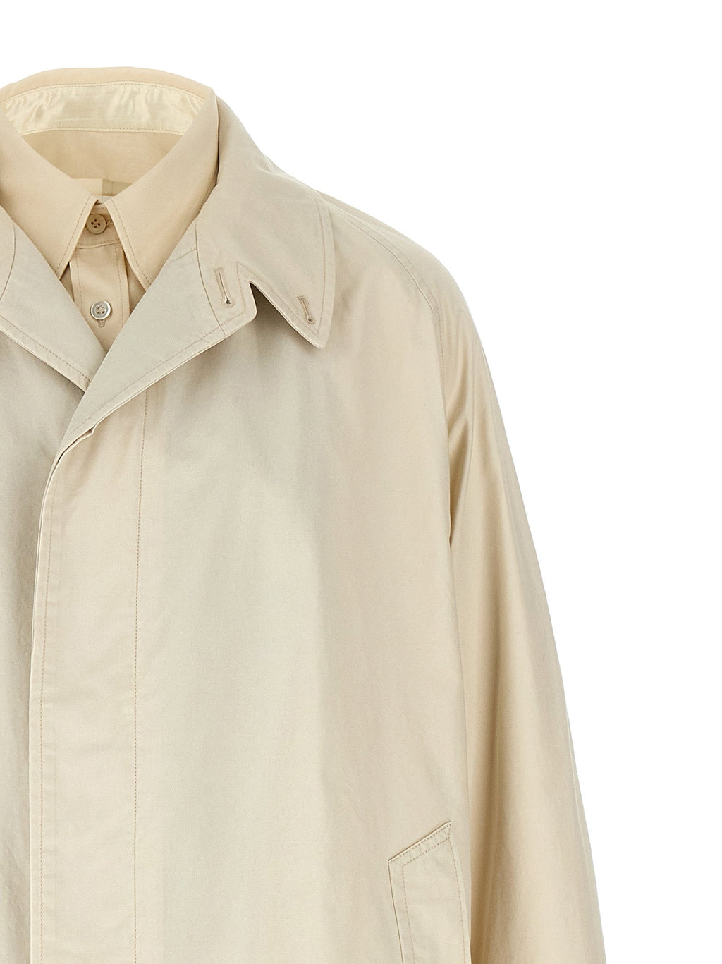 Maison Margiela Beige Cotton Coat