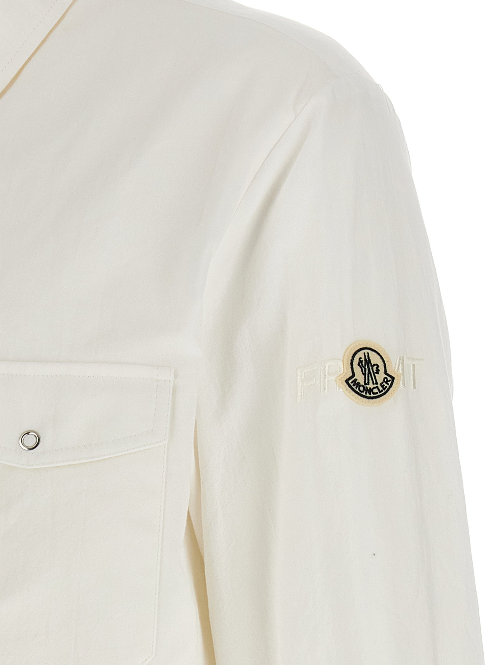 MONCLER GENIUS White Polyamide Blouse