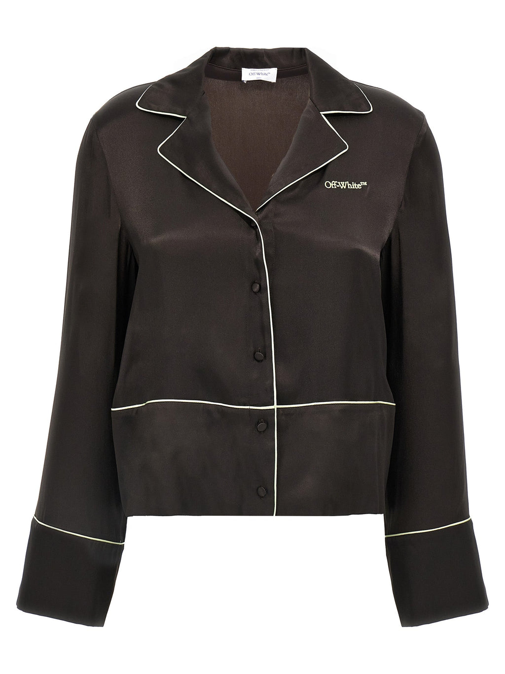 Off-White Black Acetate Blouse
