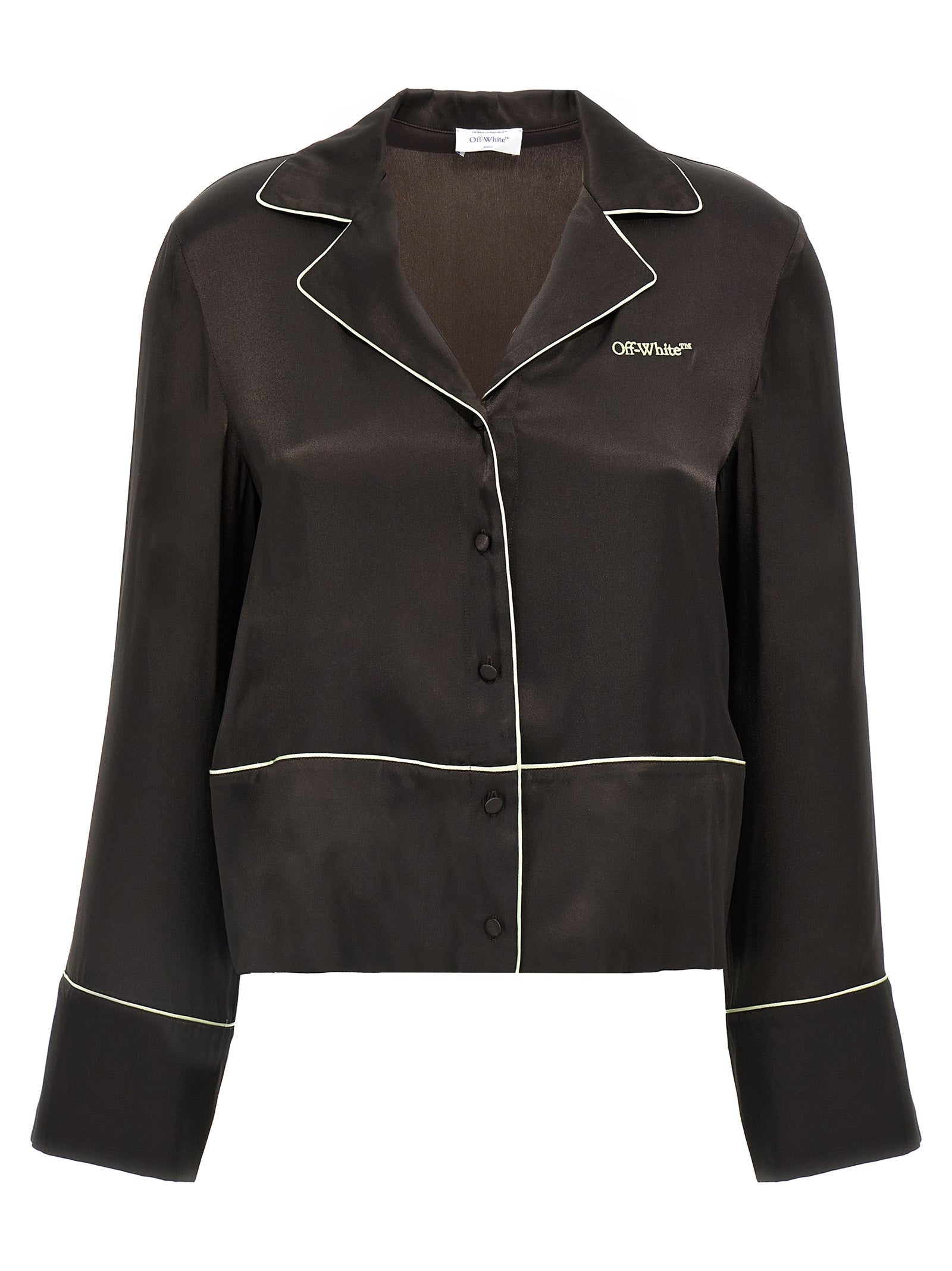 Off-White Black Acetate Blouse