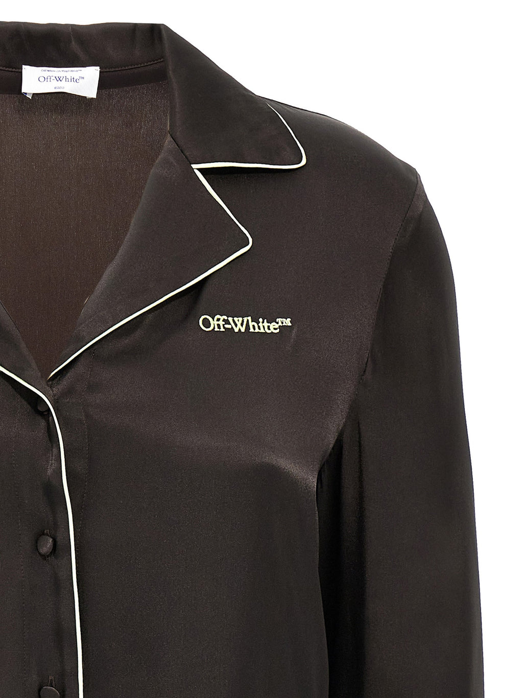 Off-White Black Acetate Blouse