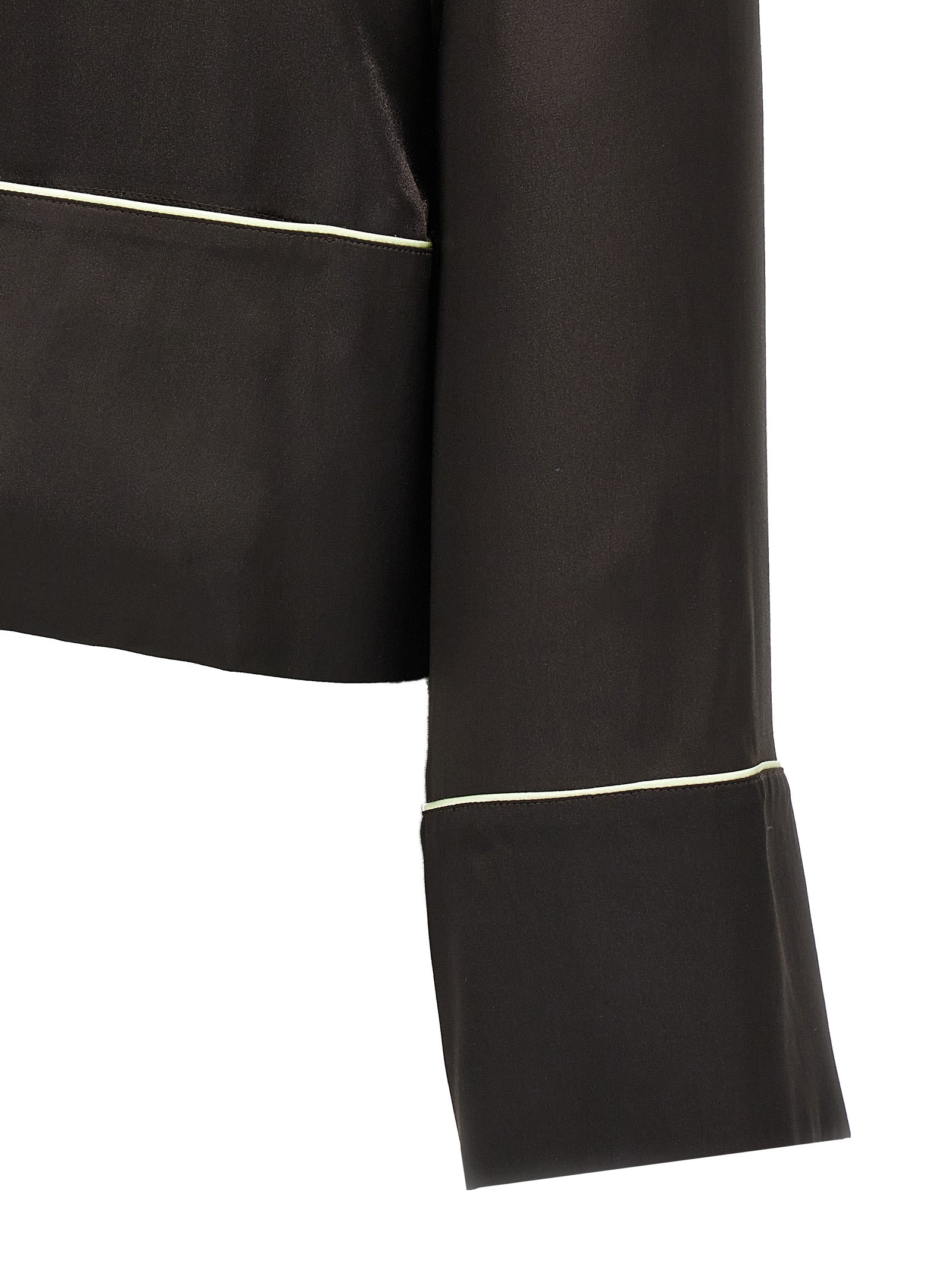 Off-White Black Acetate Blouse