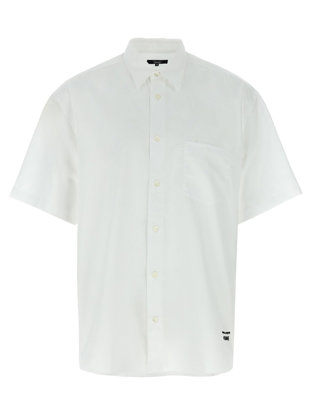 Comme Des Garçons White Cotton Blouse