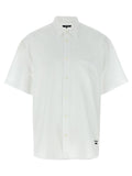 Comme Des Garçons White Cotton Blouse