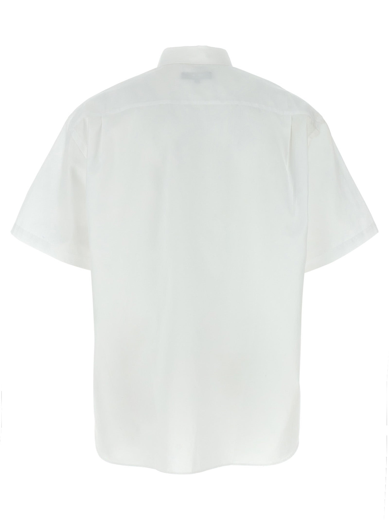 Comme Des Garçons White Cotton Blouse