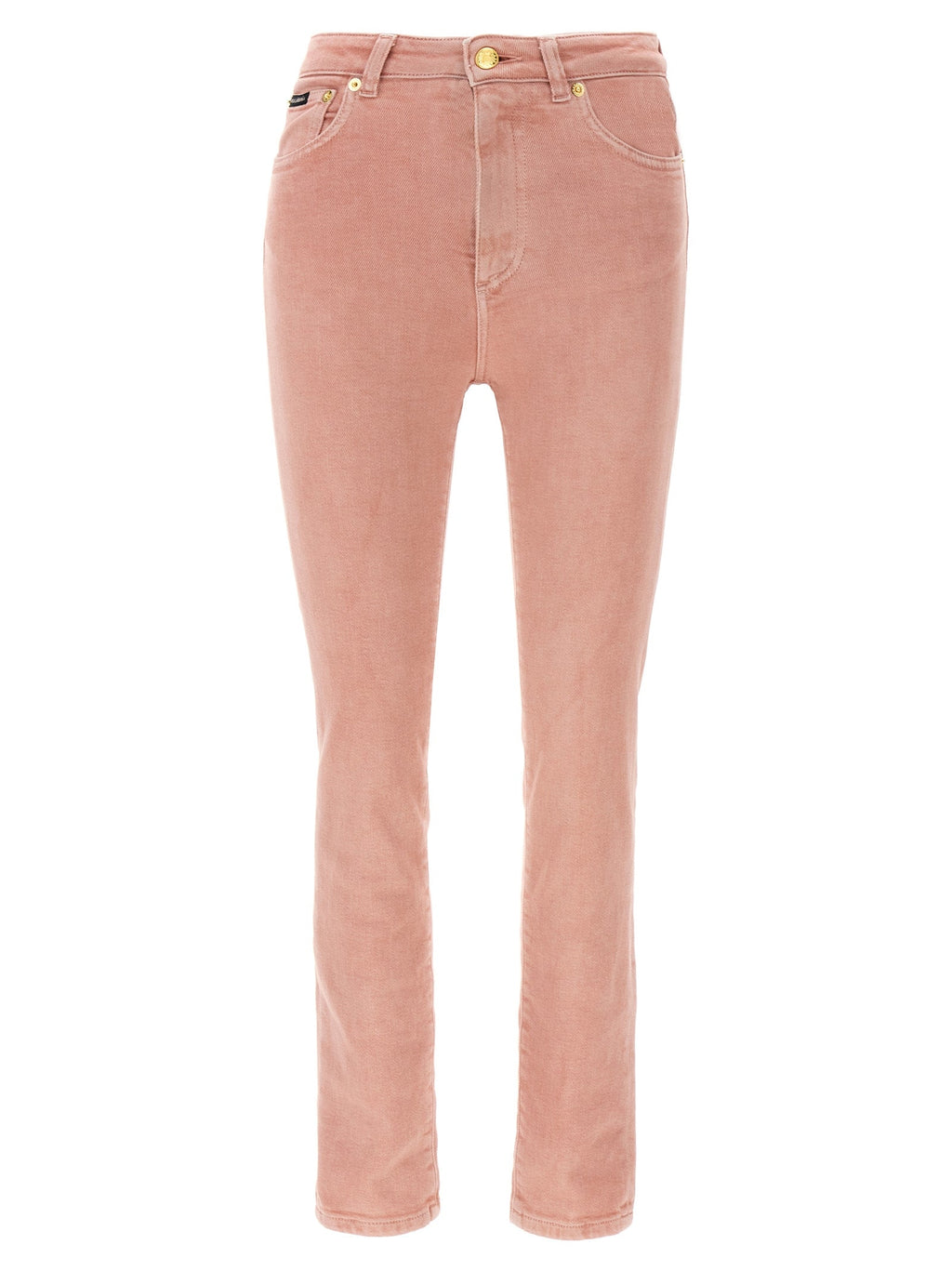 Dolce & Gabbana Multicolor Cotton High-Waisted Jean