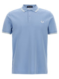 Comme Des Garçons Blue Cotton Polo Shirt
