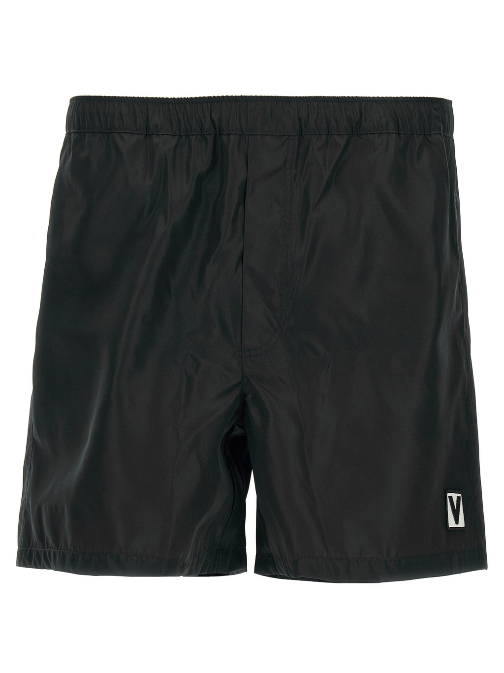 Valentino Garavani Black Polyamide Swim Shorts