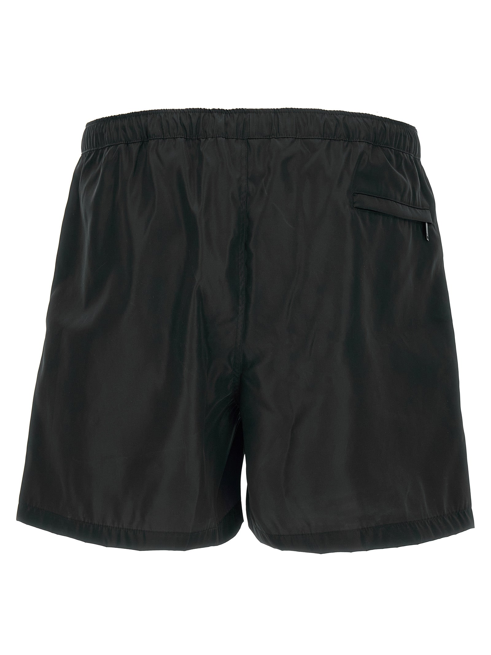 Valentino Garavani Black Polyamide Swim Shorts