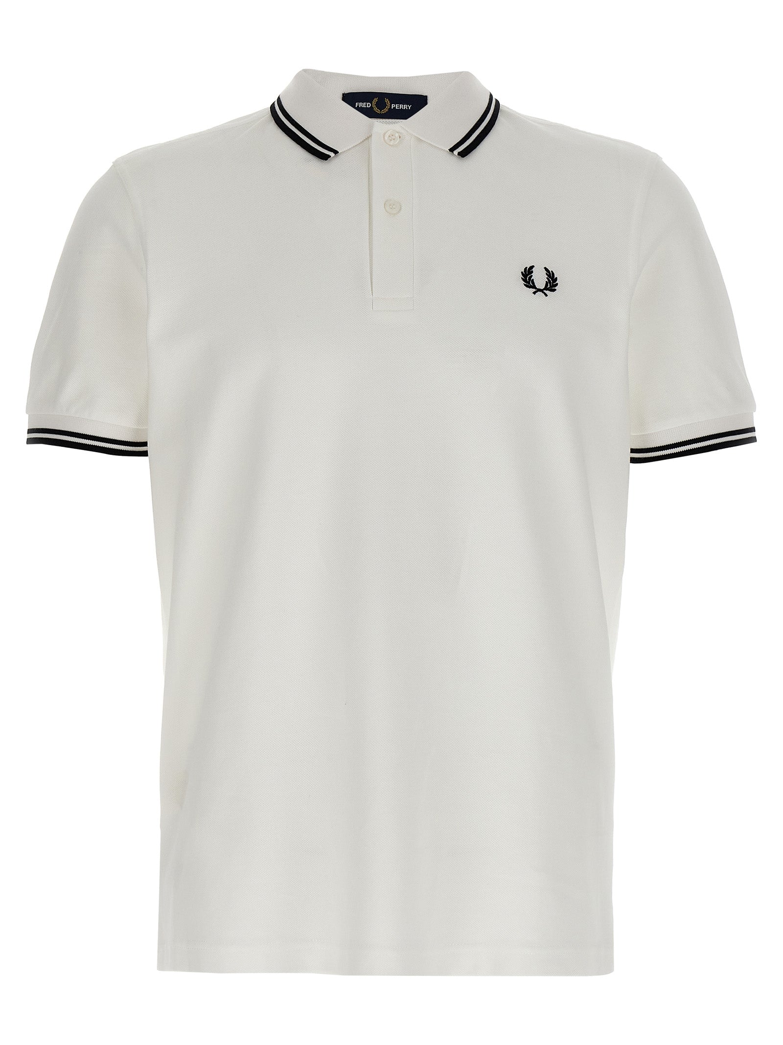 Comme Des Garçons White Cotton Polo Shirt