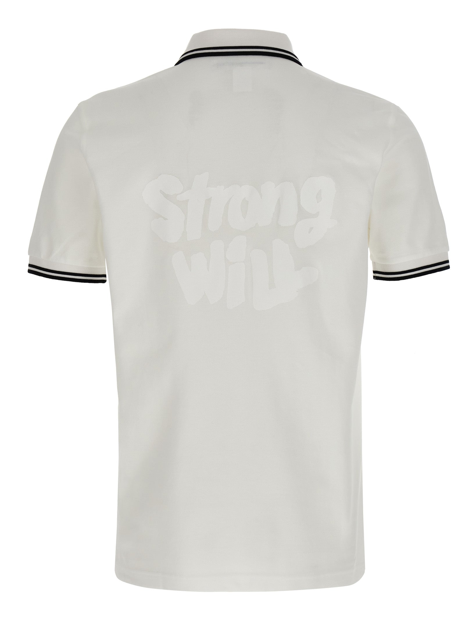 Comme Des Garçons White Cotton Polo Shirt
