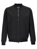 Herno Black Polyester Bomber