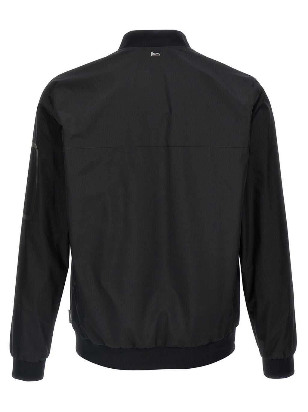 Herno Black Polyester Bomber