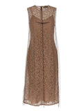 Fendi Beige Cotton Midi Dress