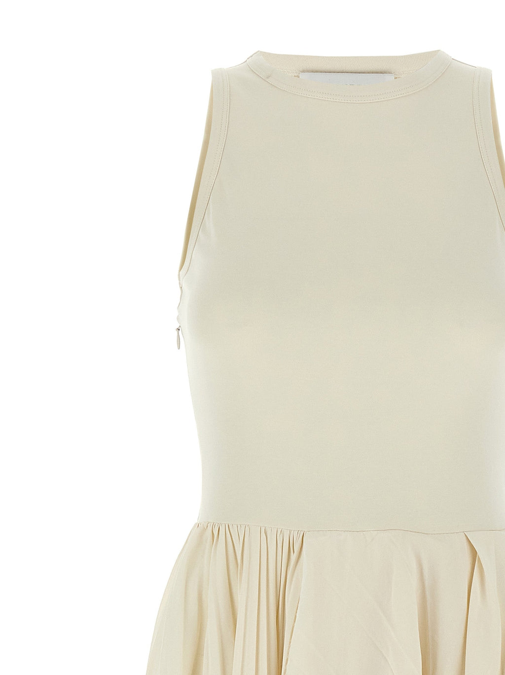 Alexander McQueen White Cotton Long Dress