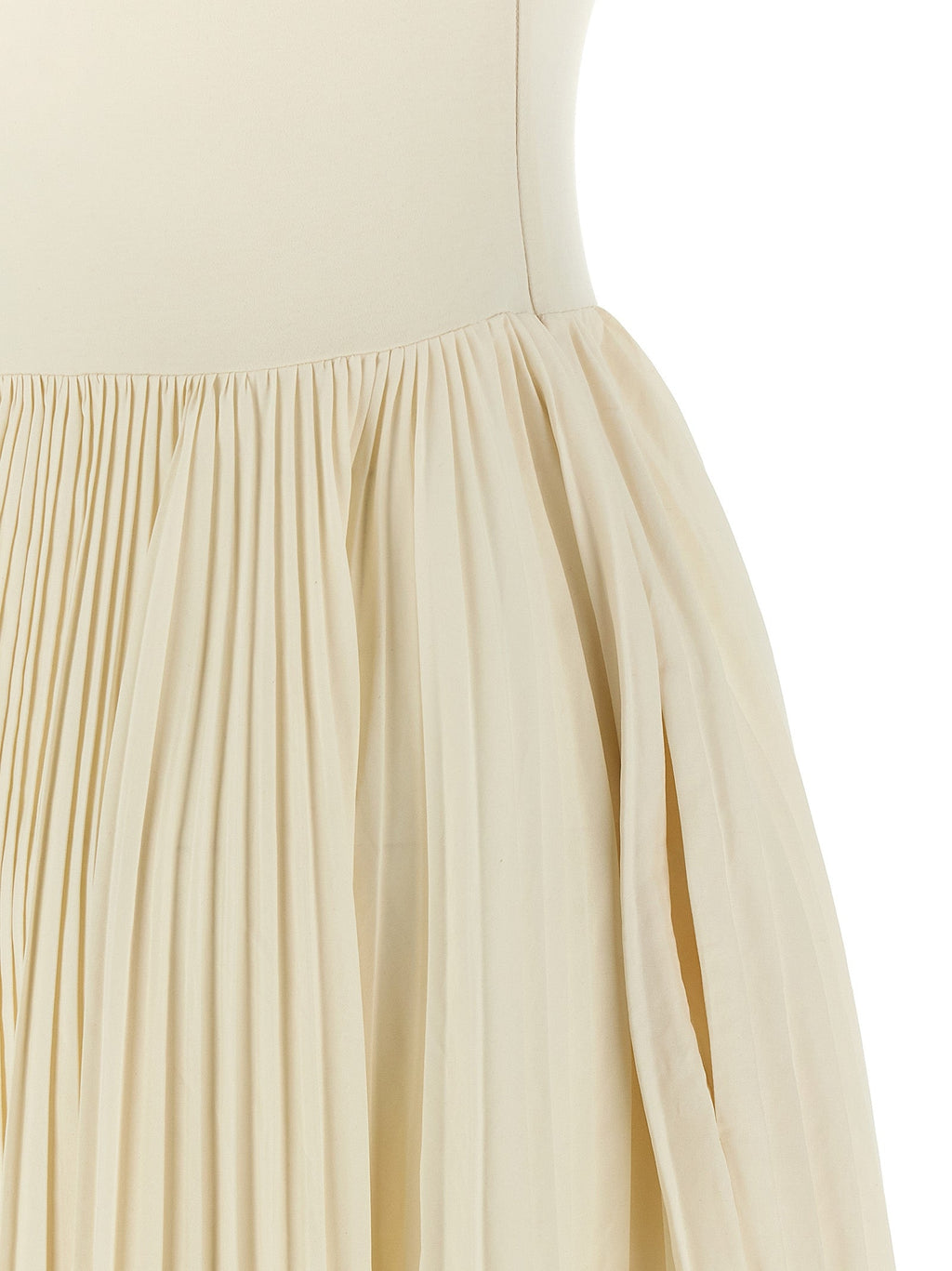 Alexander McQueen White Cotton Long Dress