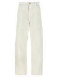 Balenciaga White Cotton Jeans Denim