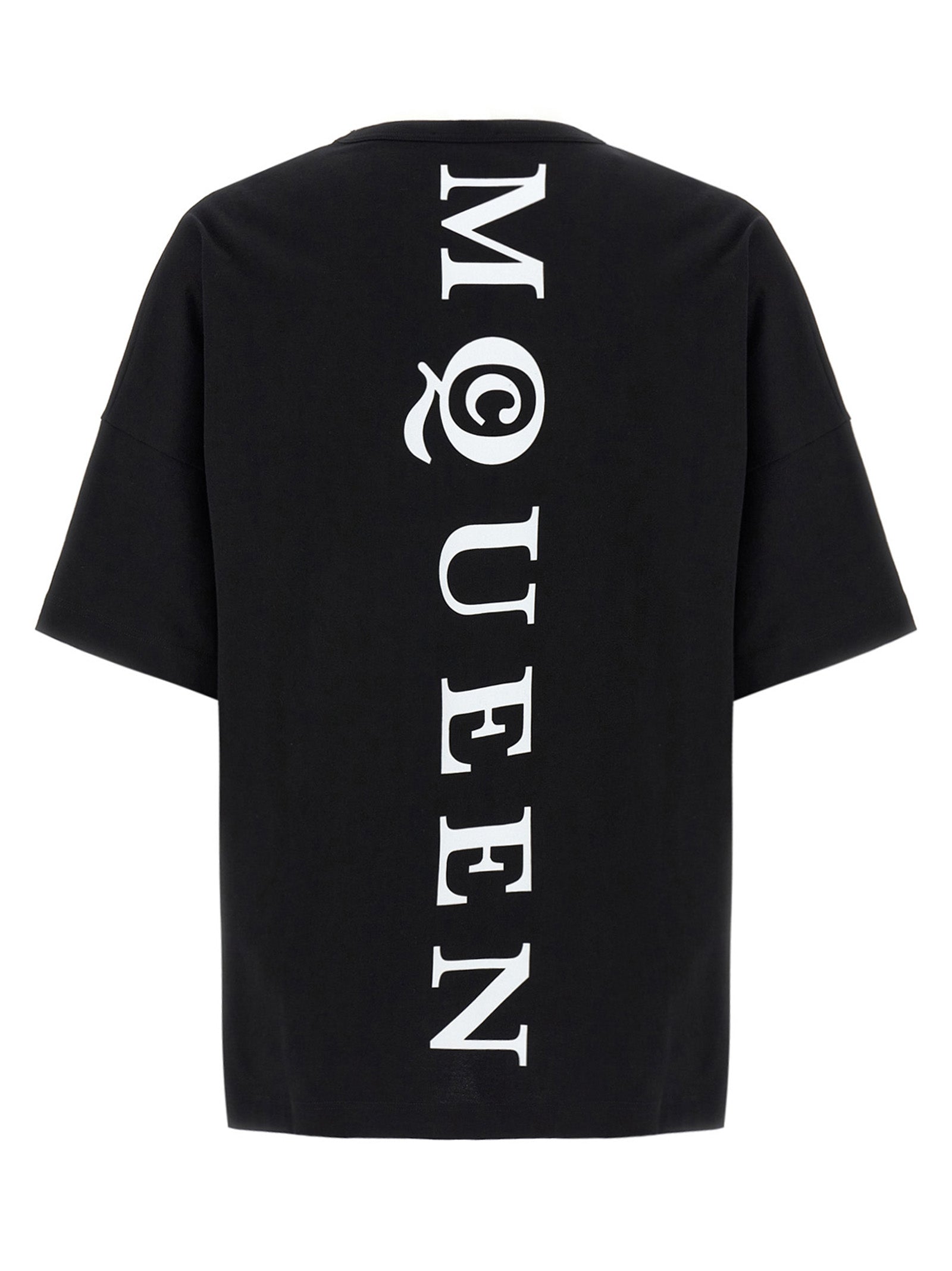 Alexander McQueen Bicolor Cotton T-Shirt