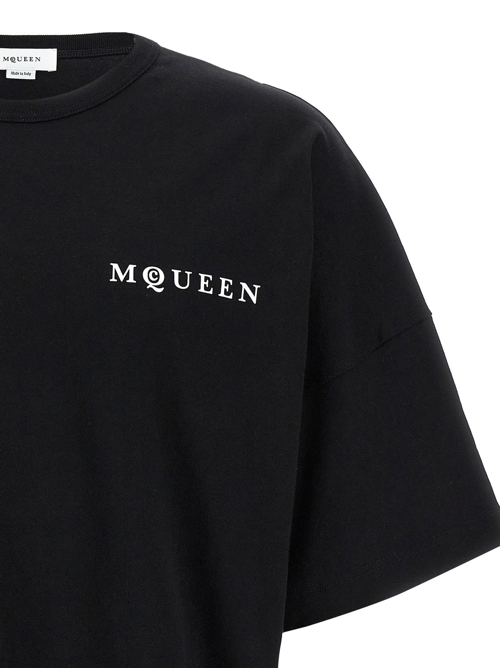 Alexander McQueen Bicolor Cotton T-Shirt