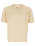 MA'RY'YA White Cotton Polo Shirt MA'RY'YA
