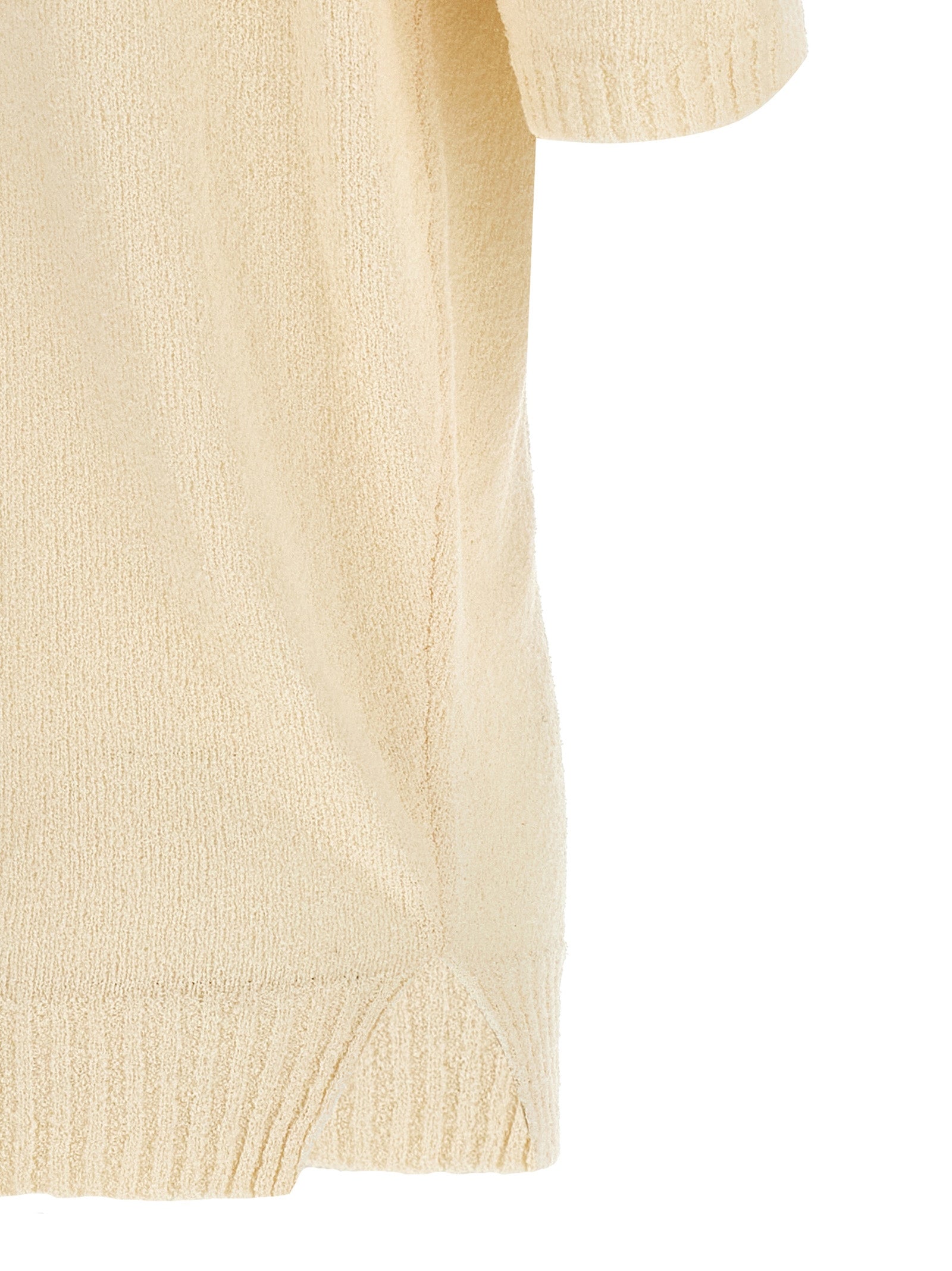 MA'RY'YA White Cotton Polo Shirt MA'RY'YA
