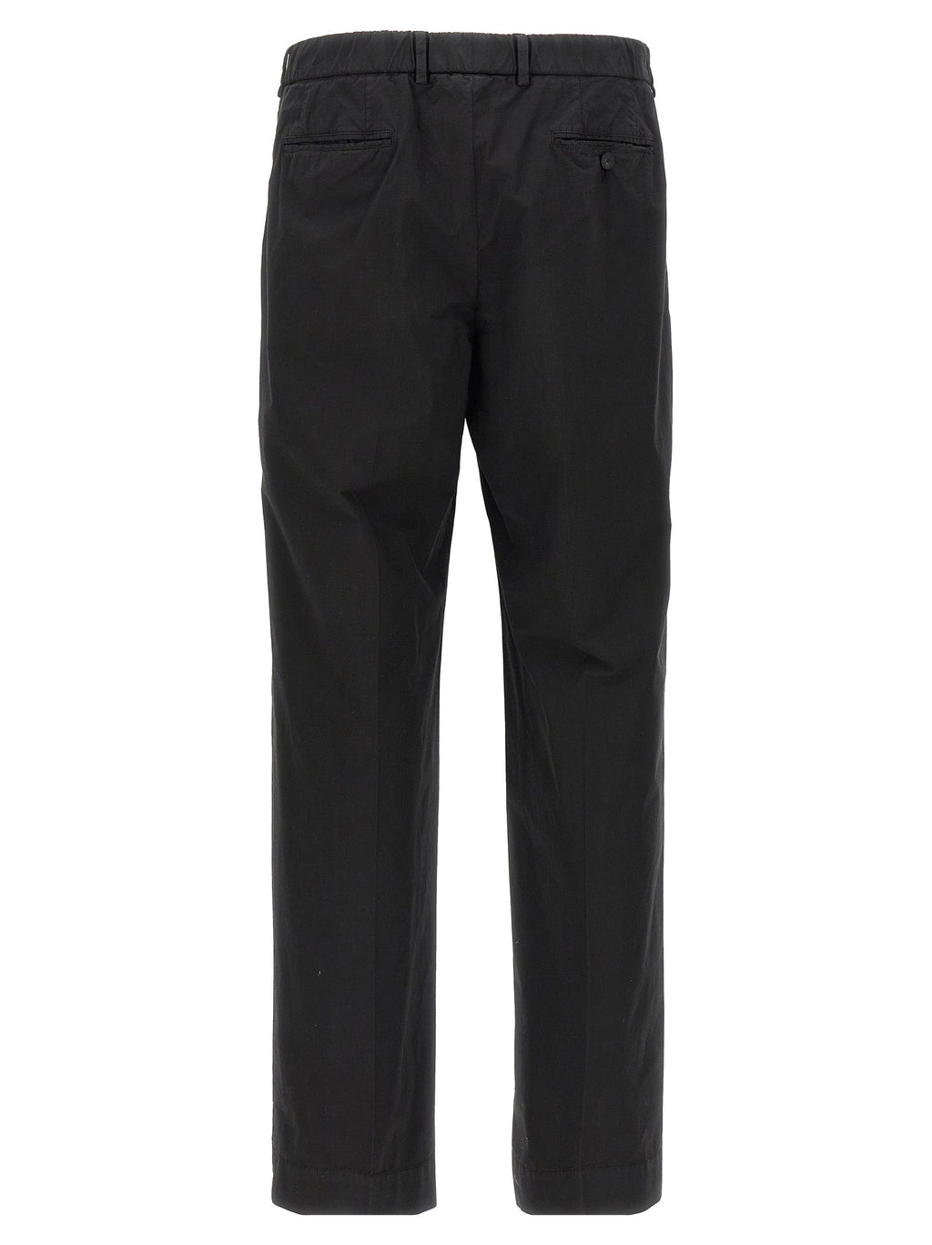 CELLAR DOOR Black Cotton Casual Pants