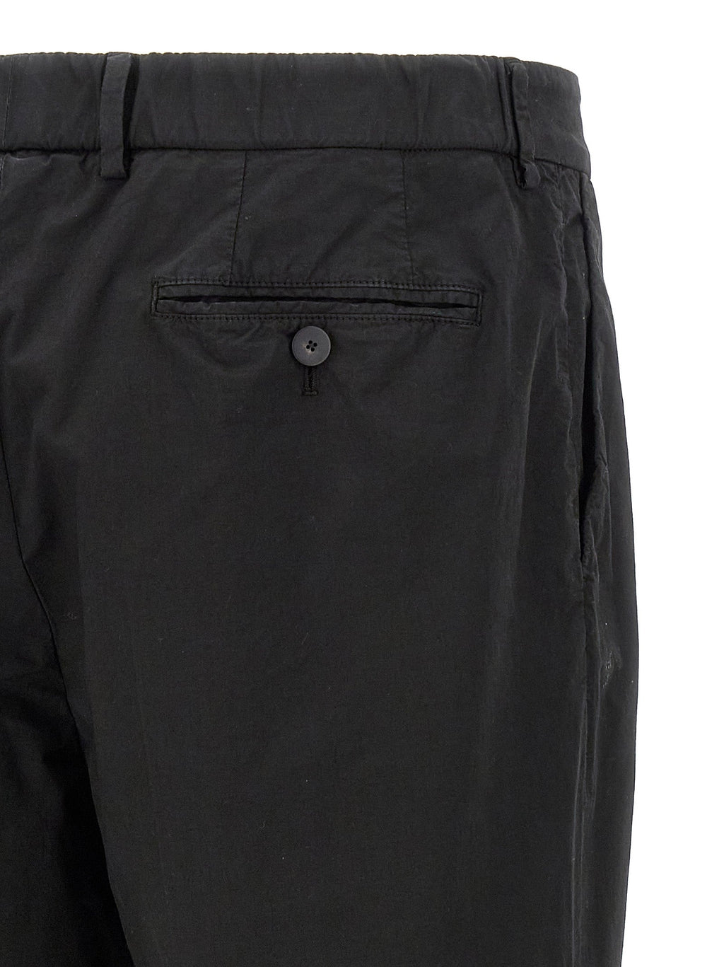 CELLAR DOOR Black Cotton Casual Pants